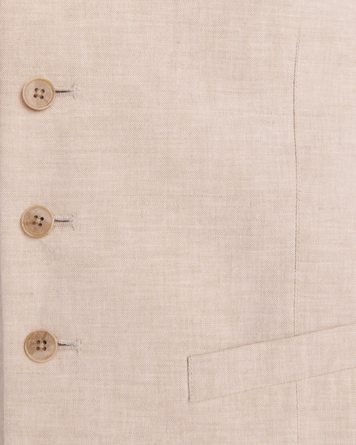 Elias Cotton Linen Waistcoat