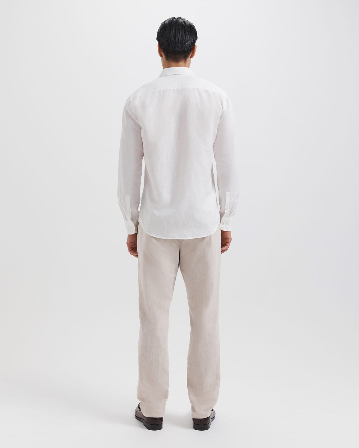 Reeves Long Sleeve Classic Linen Cotton Shirt