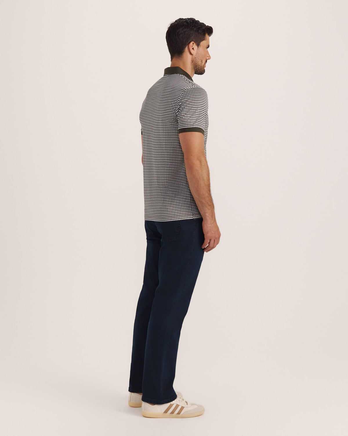 Bale Geo Print Cotton Polo