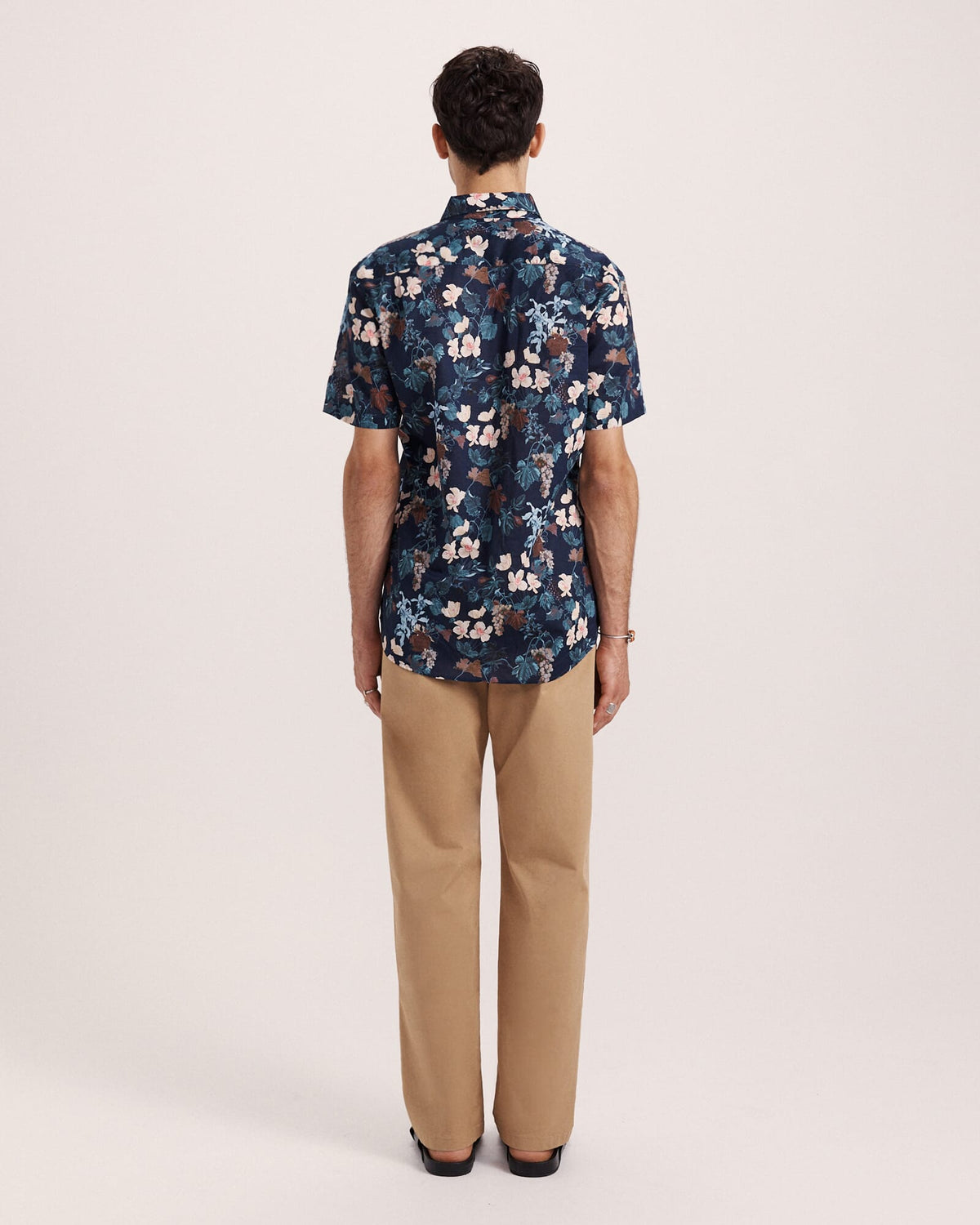 Evander Cotton Print Short Sleeve Classic Shirt