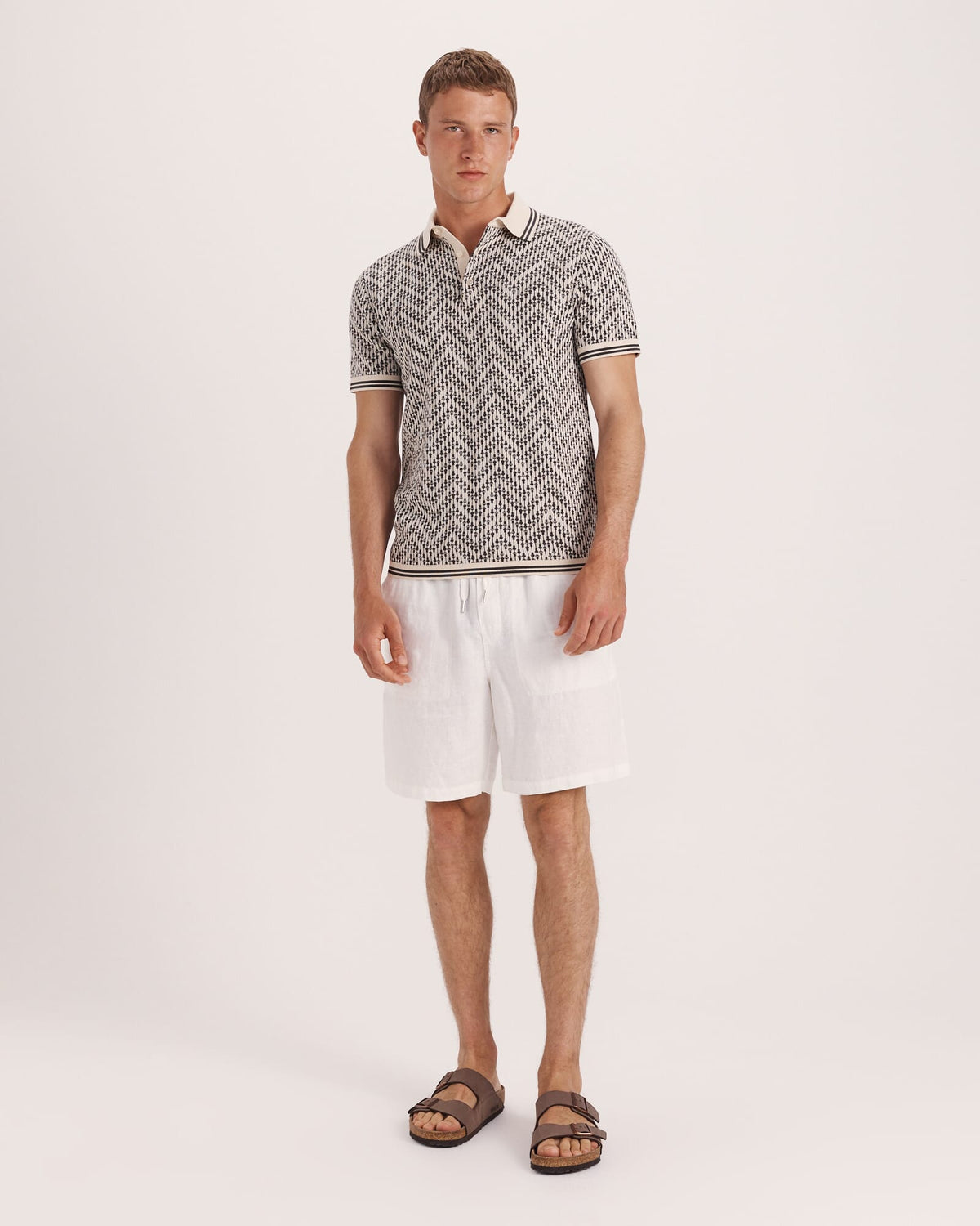 Monte Linear Knit Polo