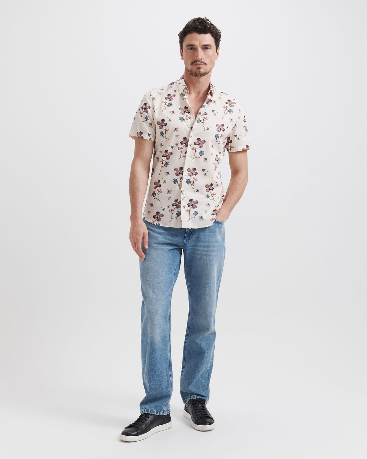Jean-Luc Short Sleeve Print Shirt