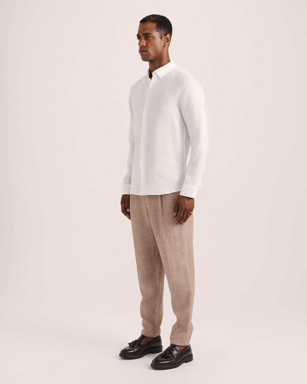 Anderson Long Sleeve Classic Linen Shirt
