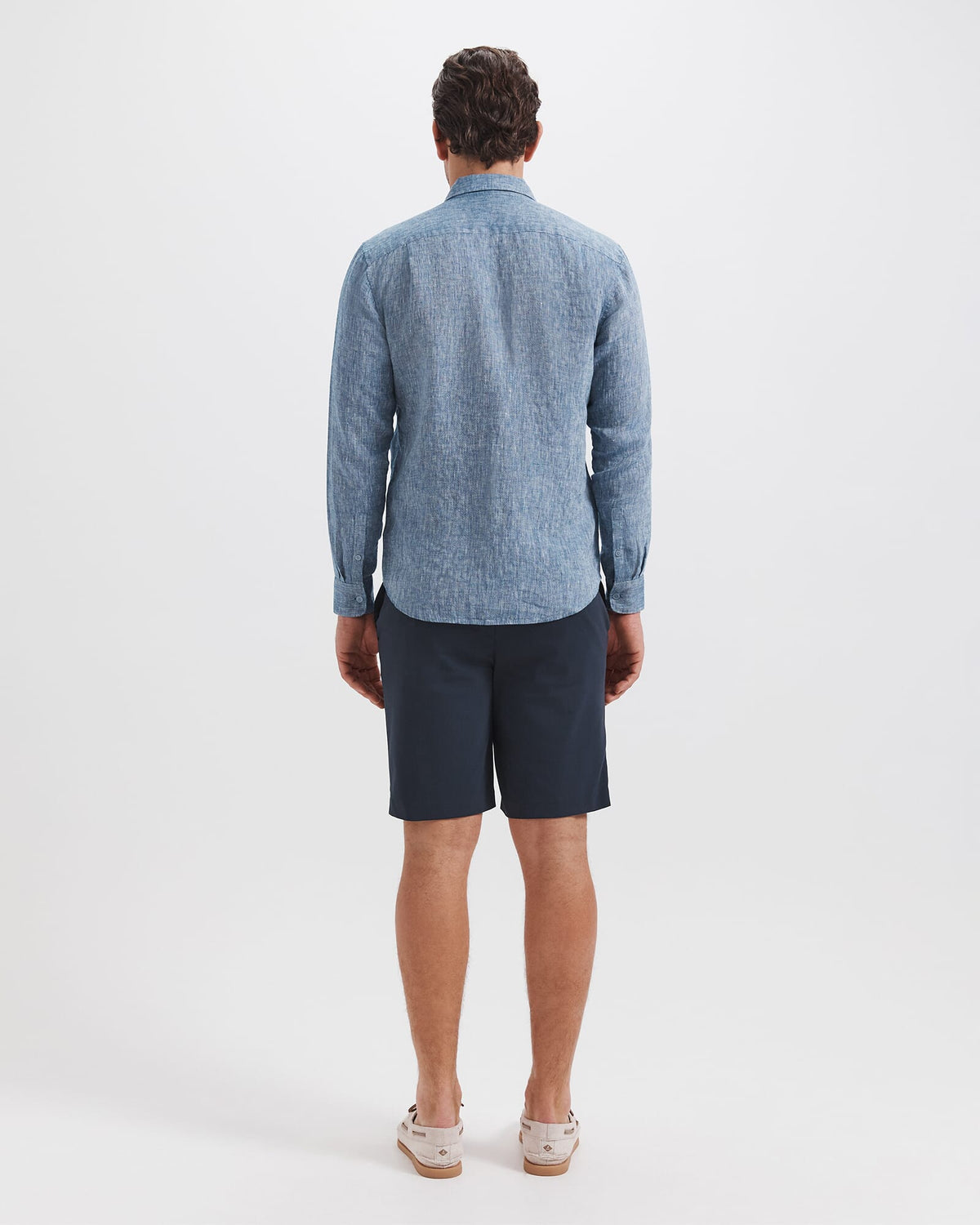Anderson Classic Yarn Dyed Linen Shirt