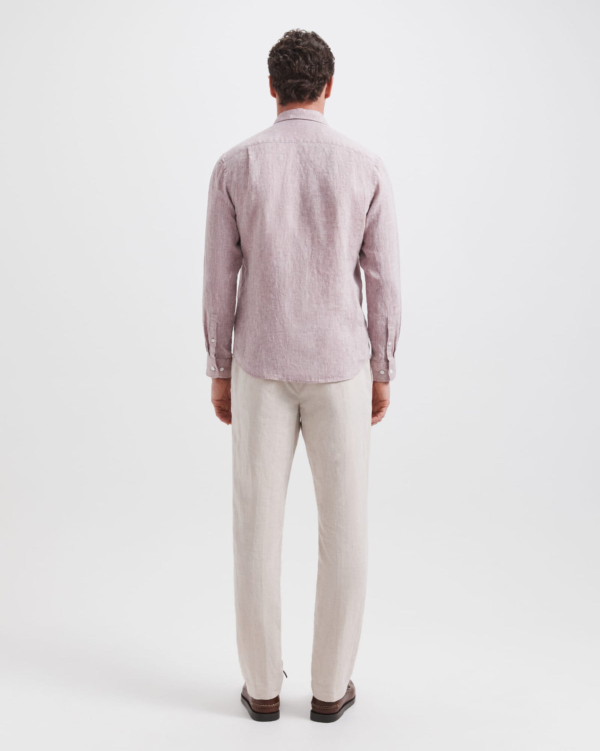 Anderson Classic Yarn Dyed Linen Shirt