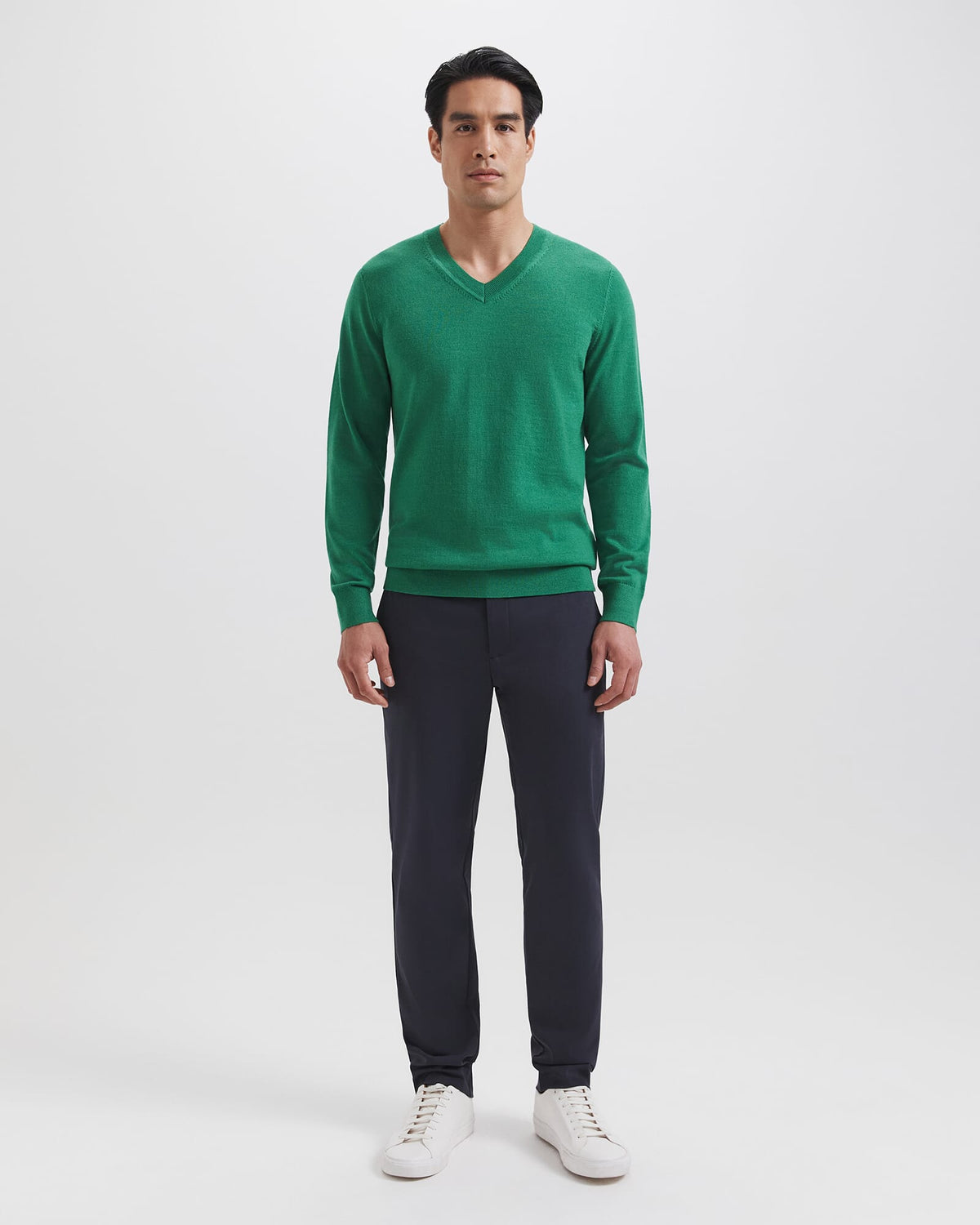 Franklin Merino Wool V-Neck Knit