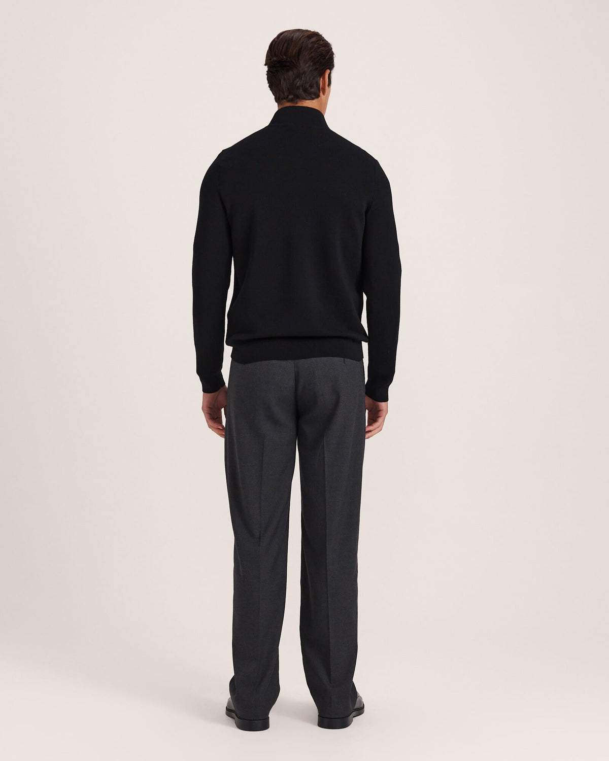Franklin Quarter Zip Wool Knit Polo