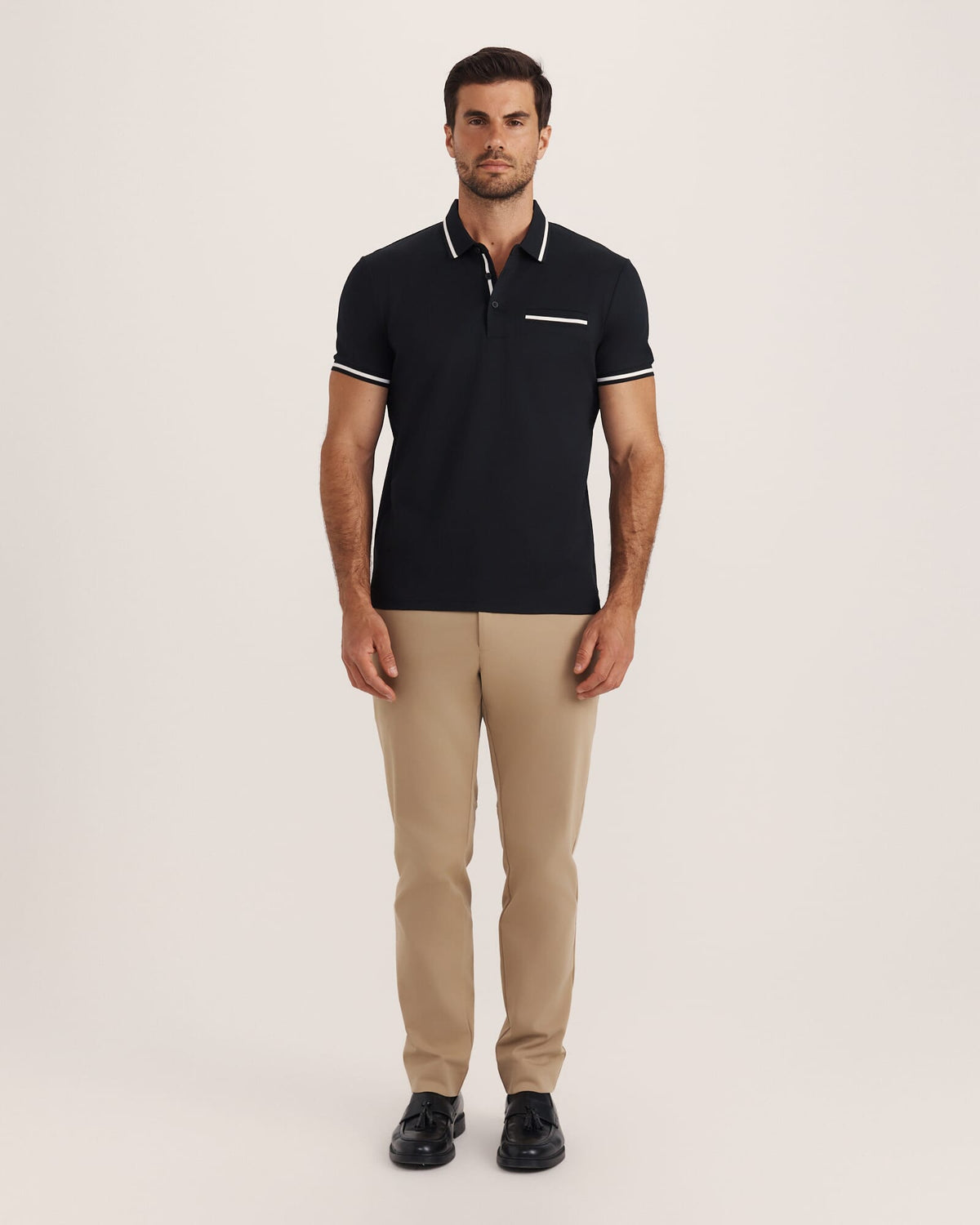 Ted Textured Cotton Polo