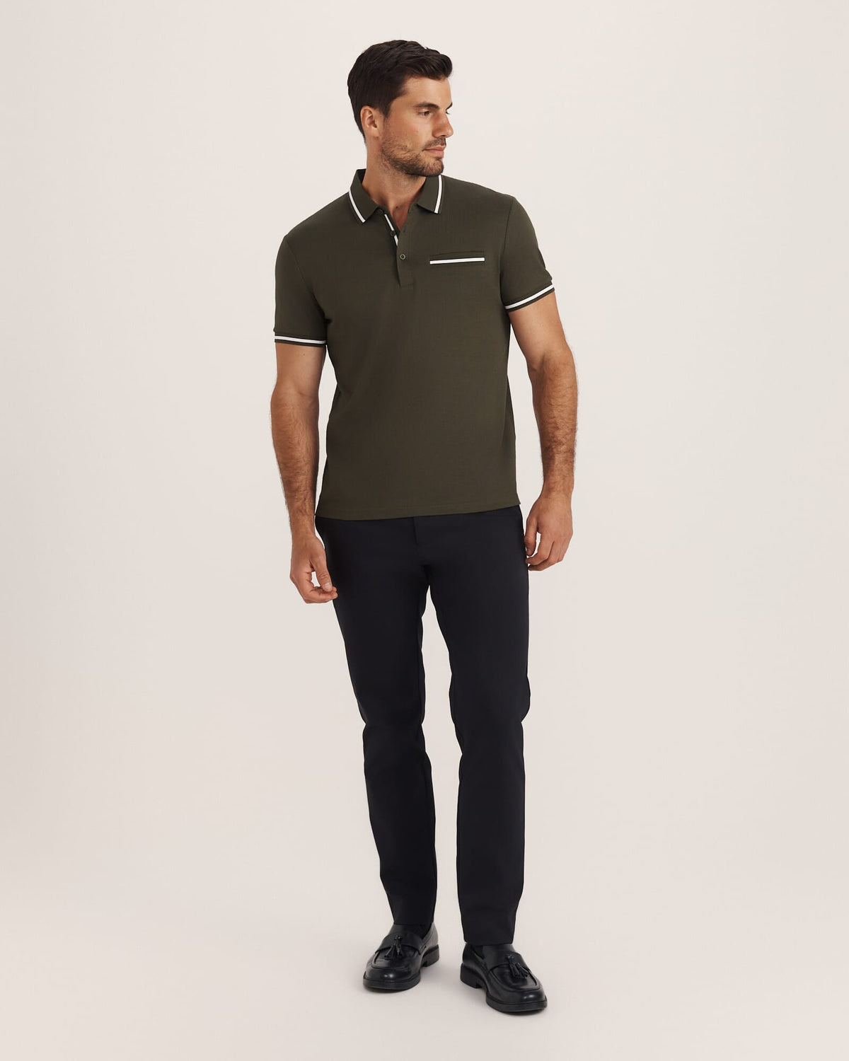 Ted Textured Cotton Polo