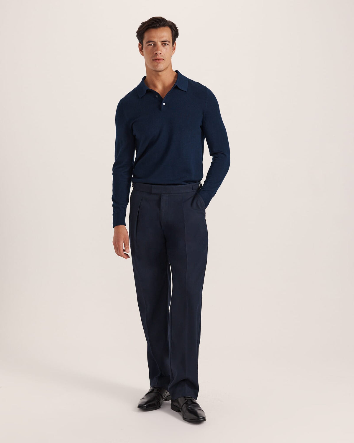 Henry Wide Pleat Pant