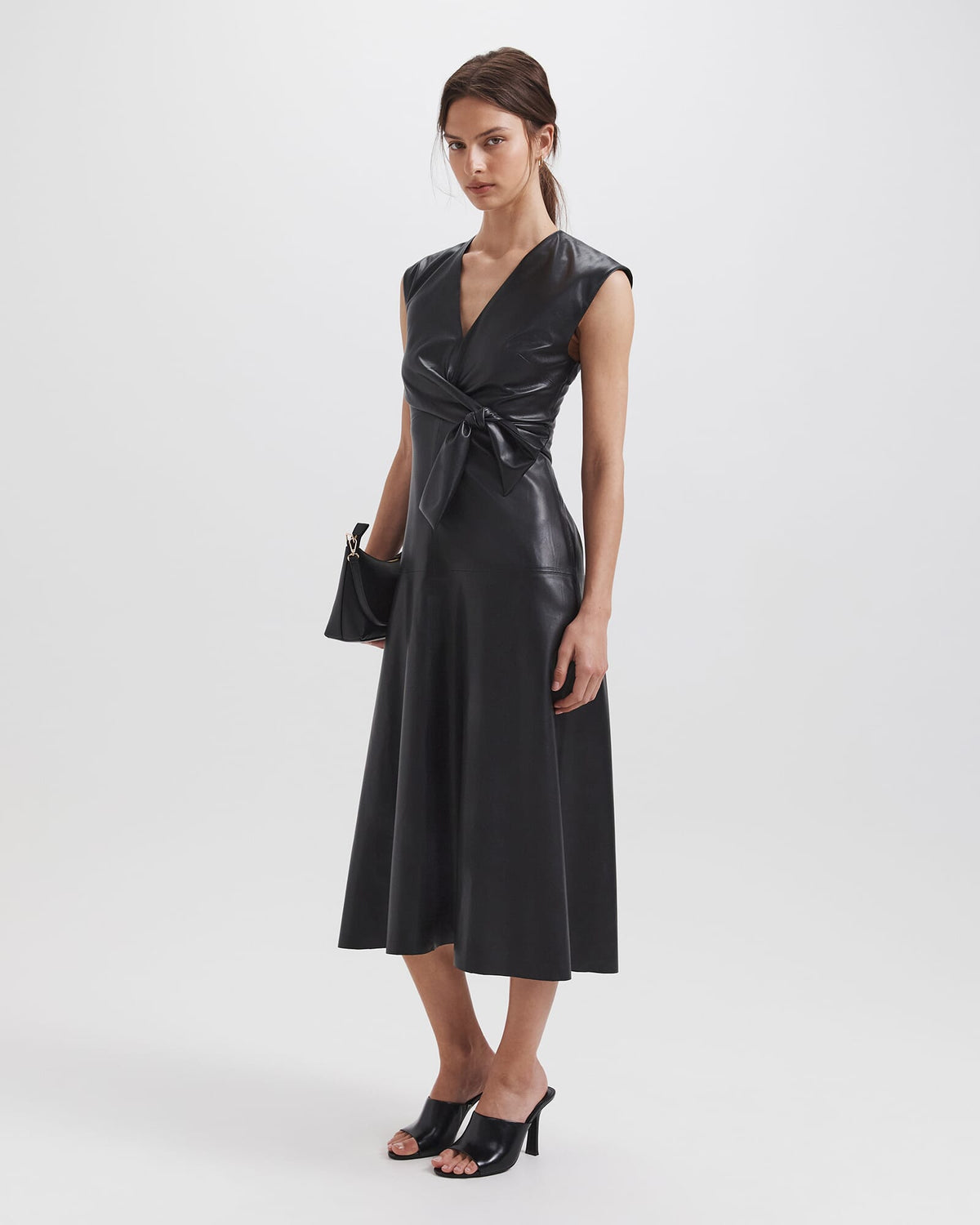 Mimi Faux Leather Dress
