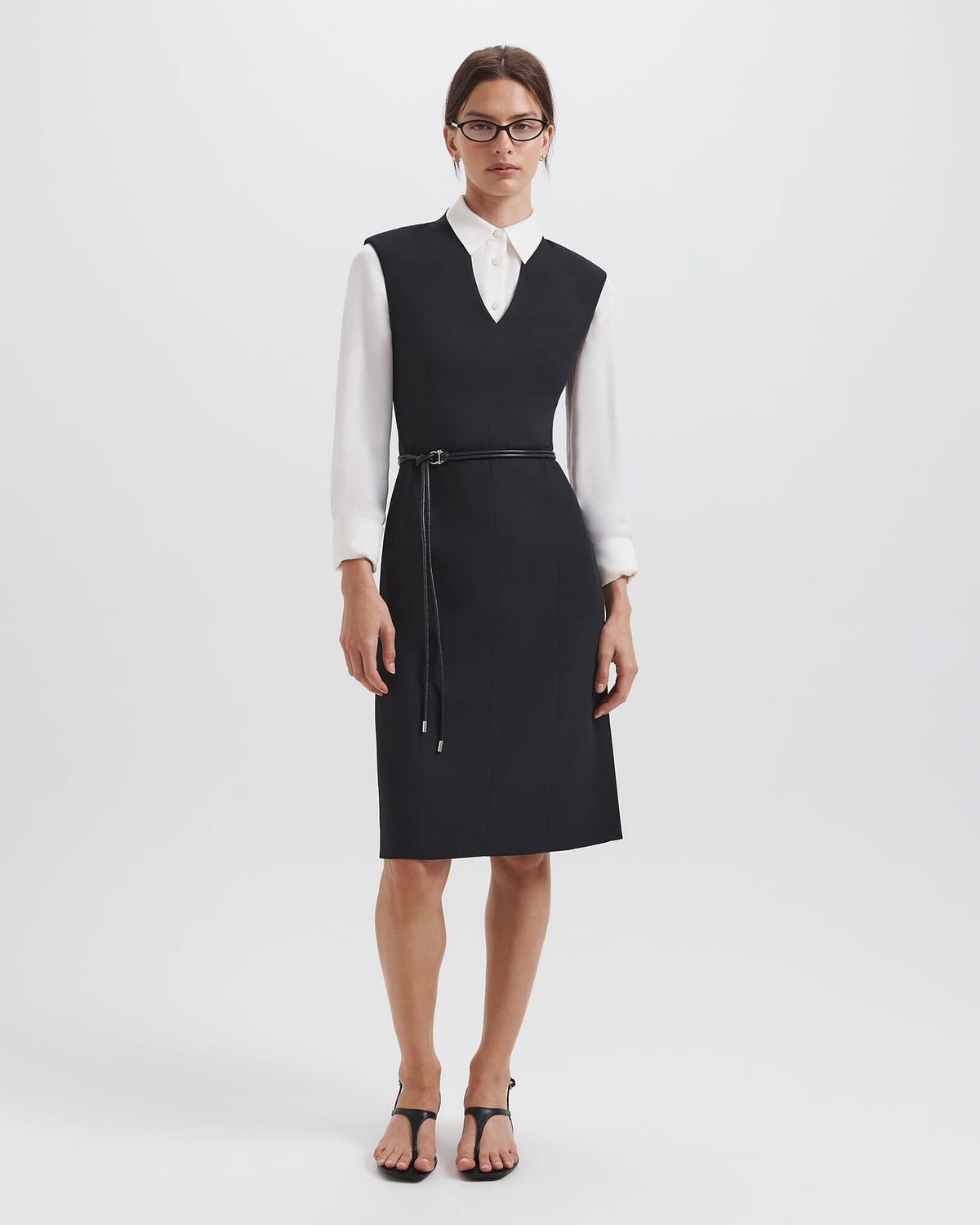 Dharma V Neck Midi Dress