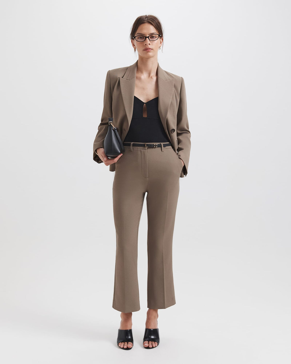 Dharma Stitch Detail Double Breasted Blazer