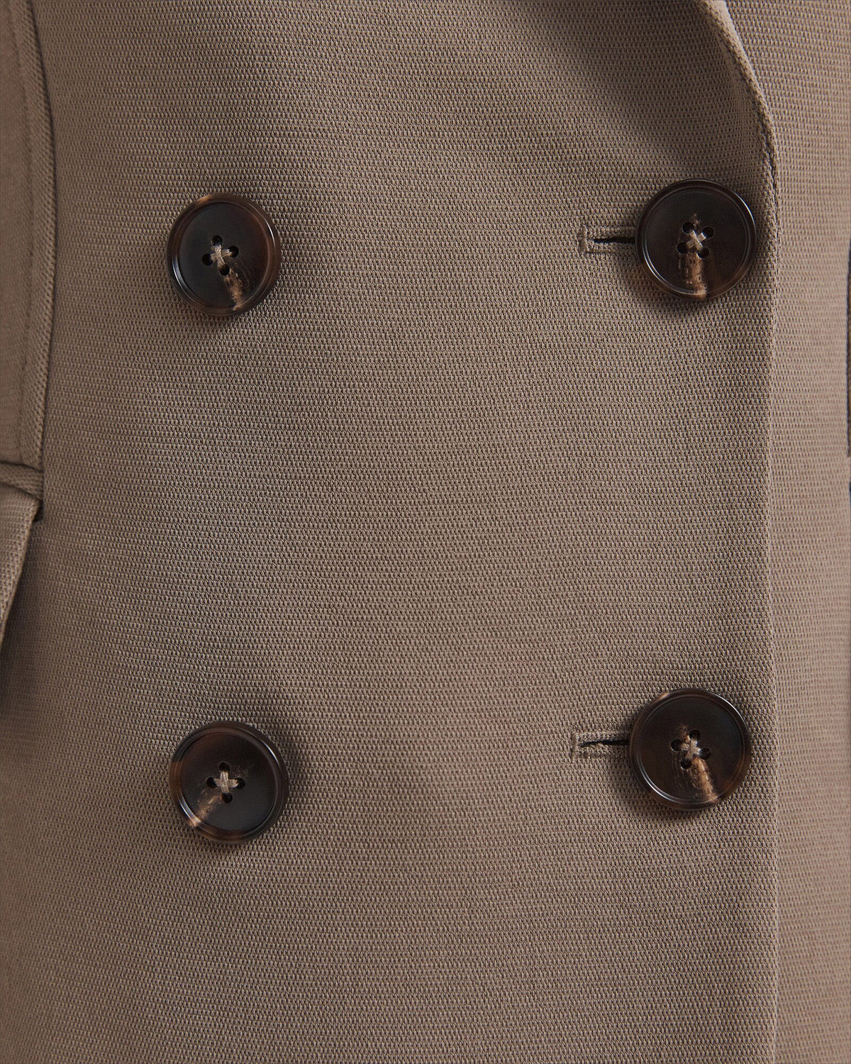 Dharma Stitch Detail Double Breasted Blazer