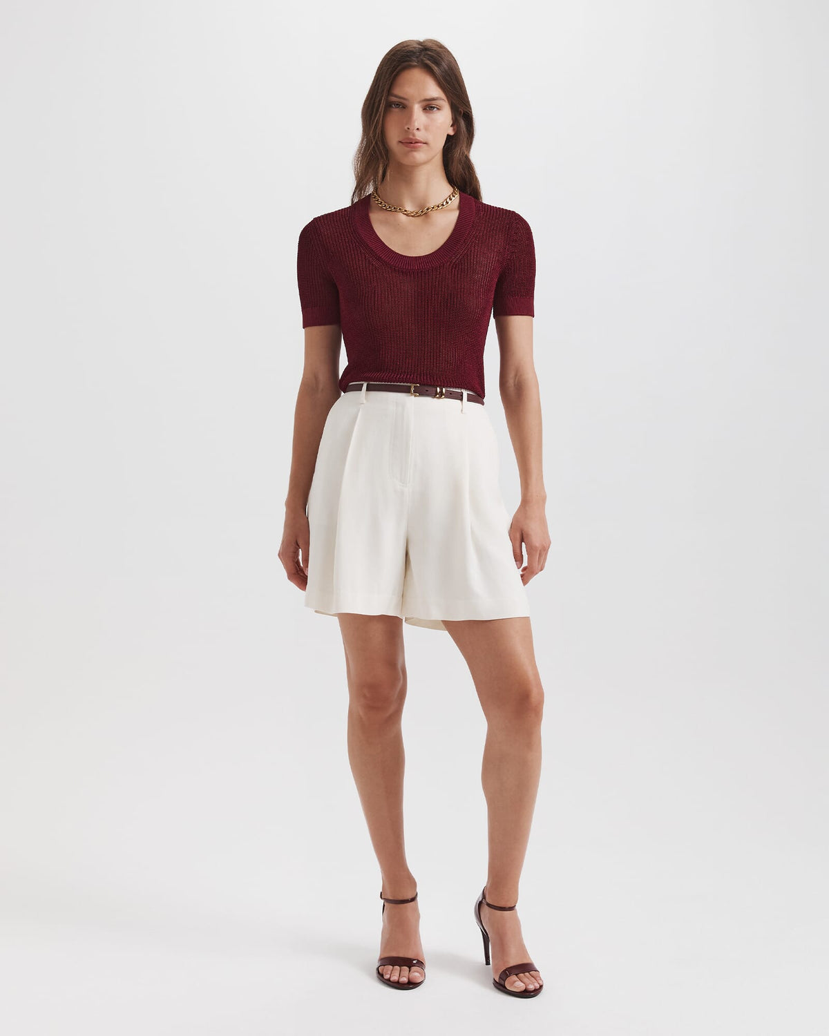 Zala Scoop Neck Tee