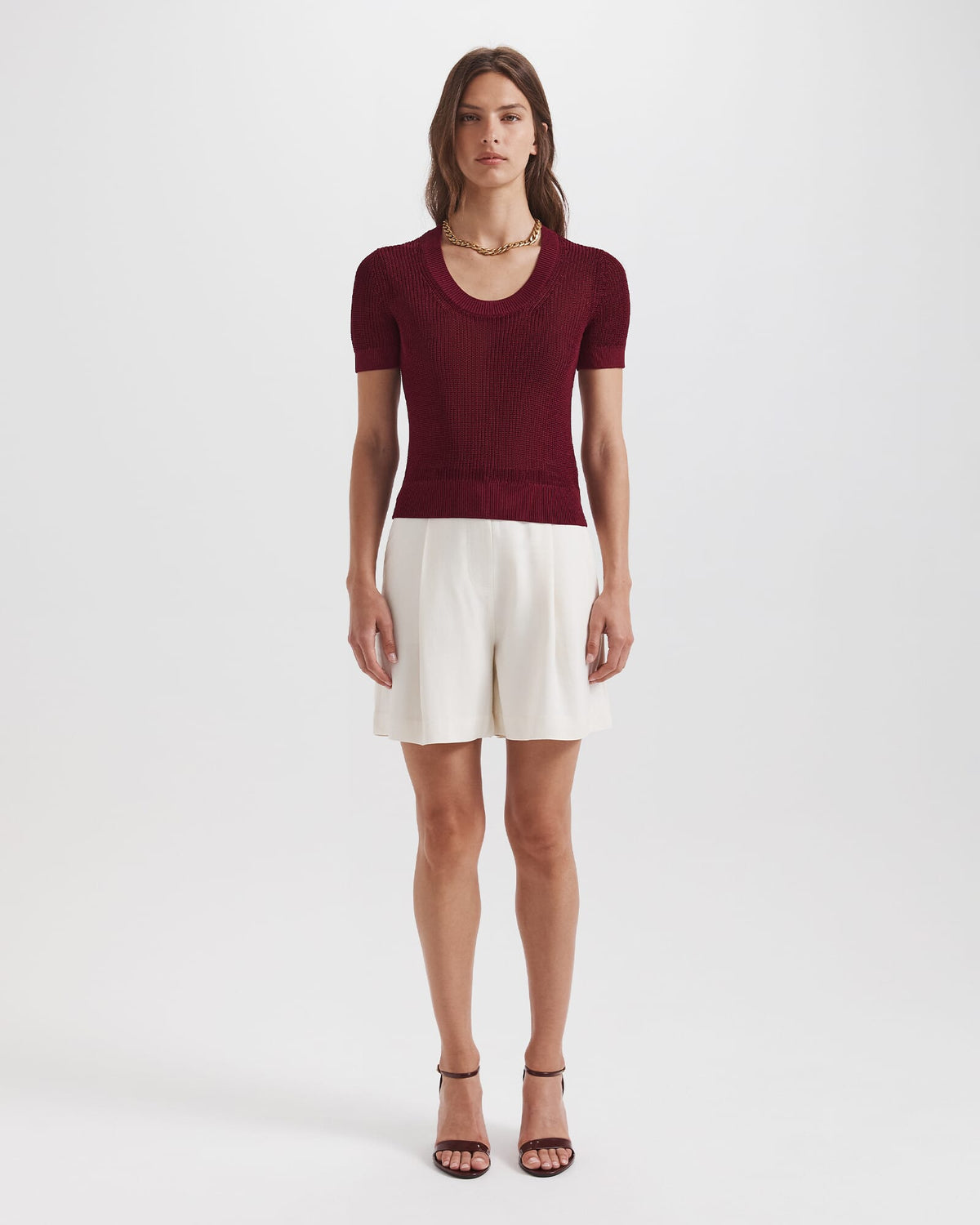 Zala Scoop Neck Tee