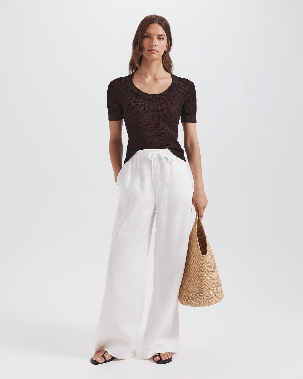 Zala Scoop Neck Tee