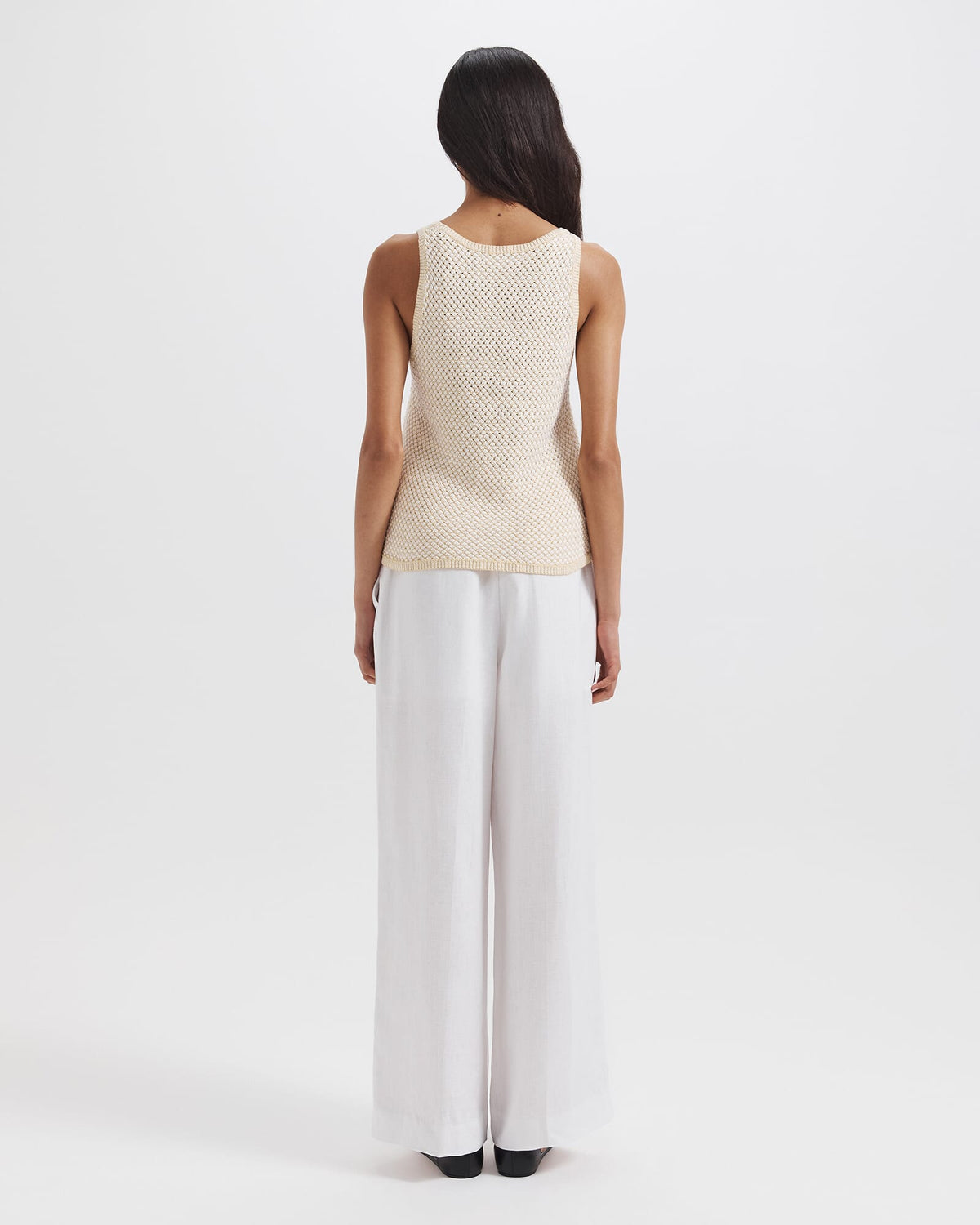 Dalia Woven Knit Tank