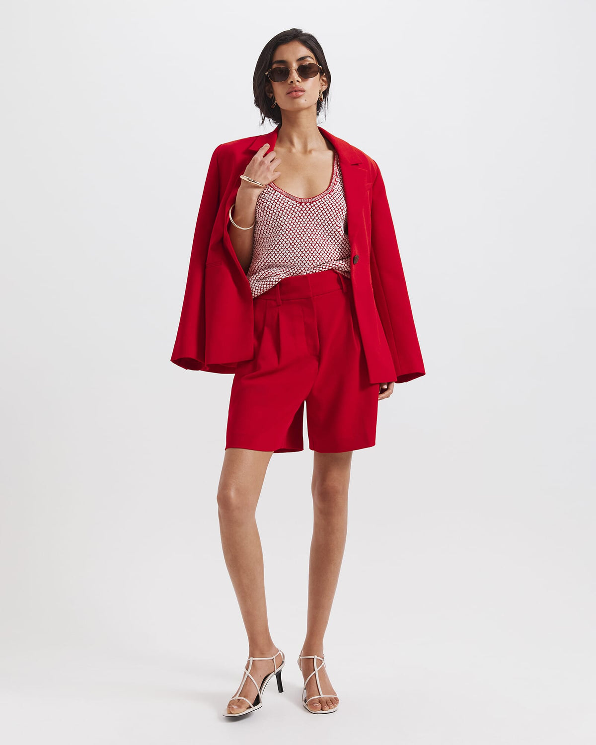 Dalia Woven Knit Tank