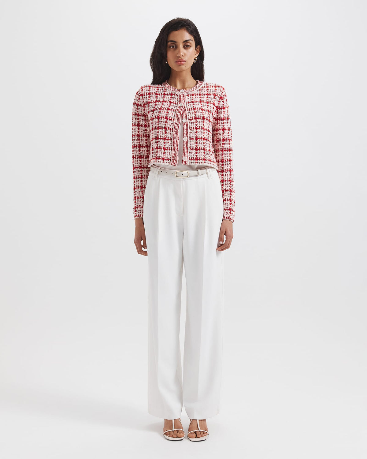 Camelia Jacquard Cardigan
