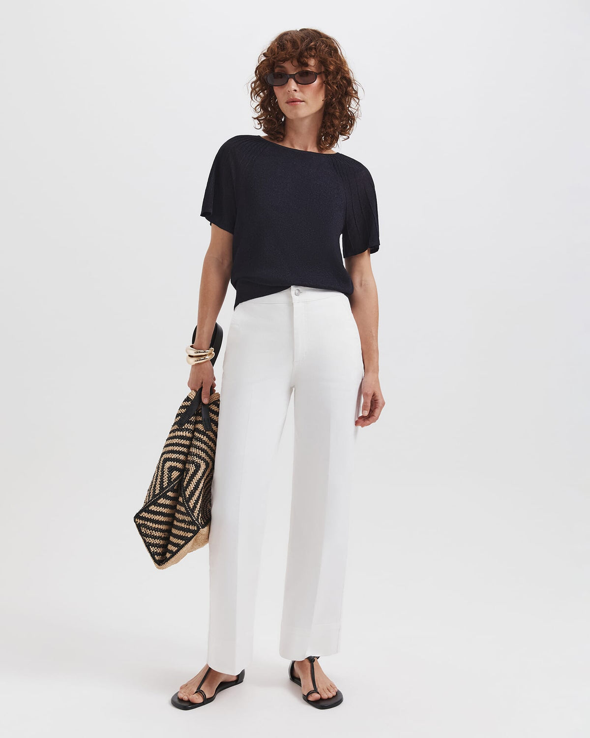 Mariya Sparkling Knit Top