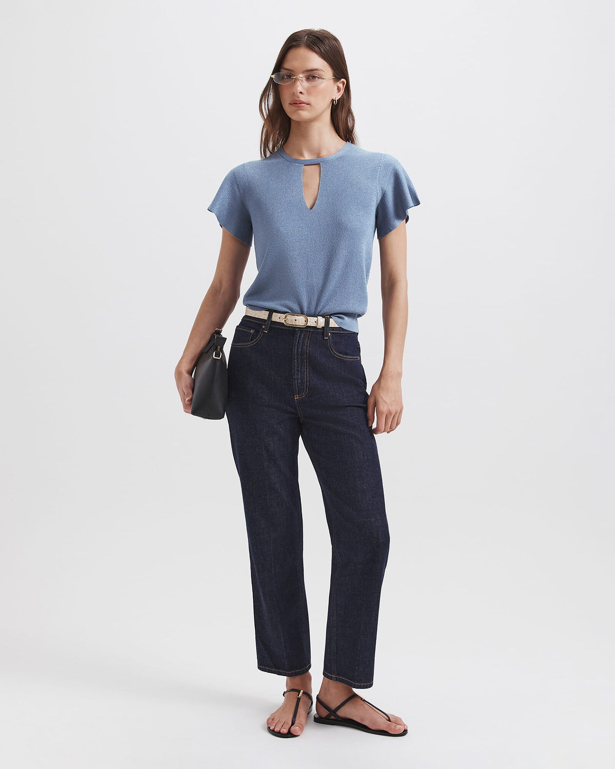Mariya Sparkling Knit Top