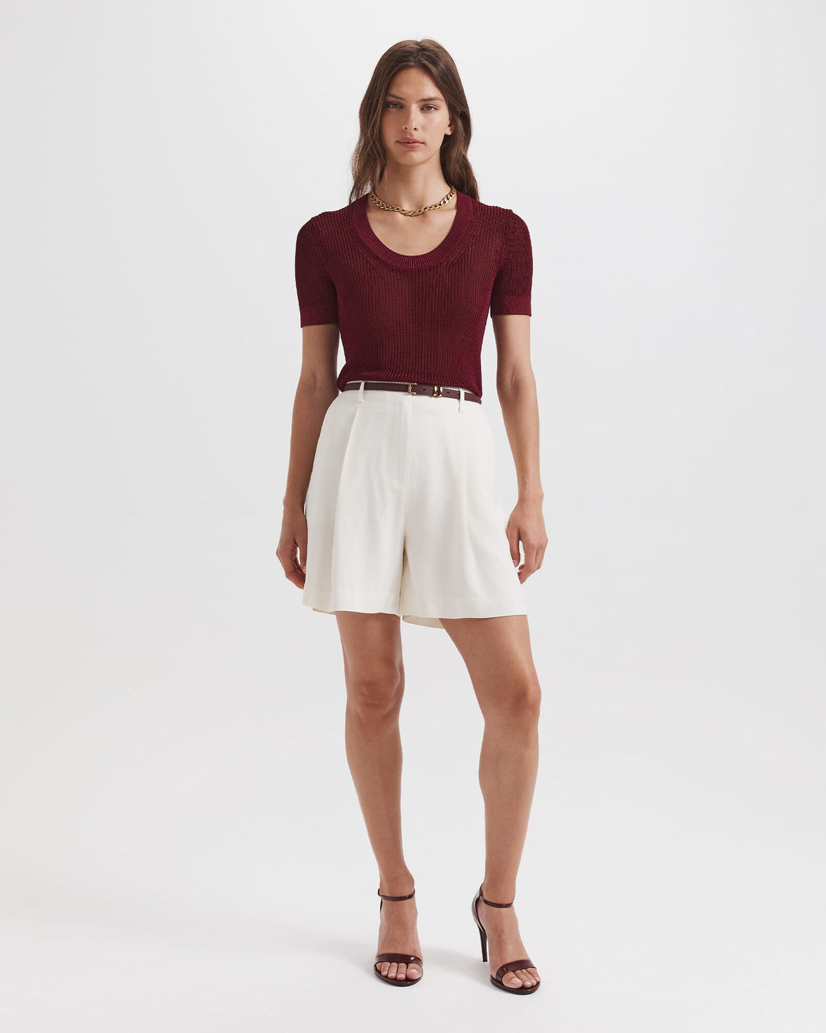Zuri Pleat Front Short