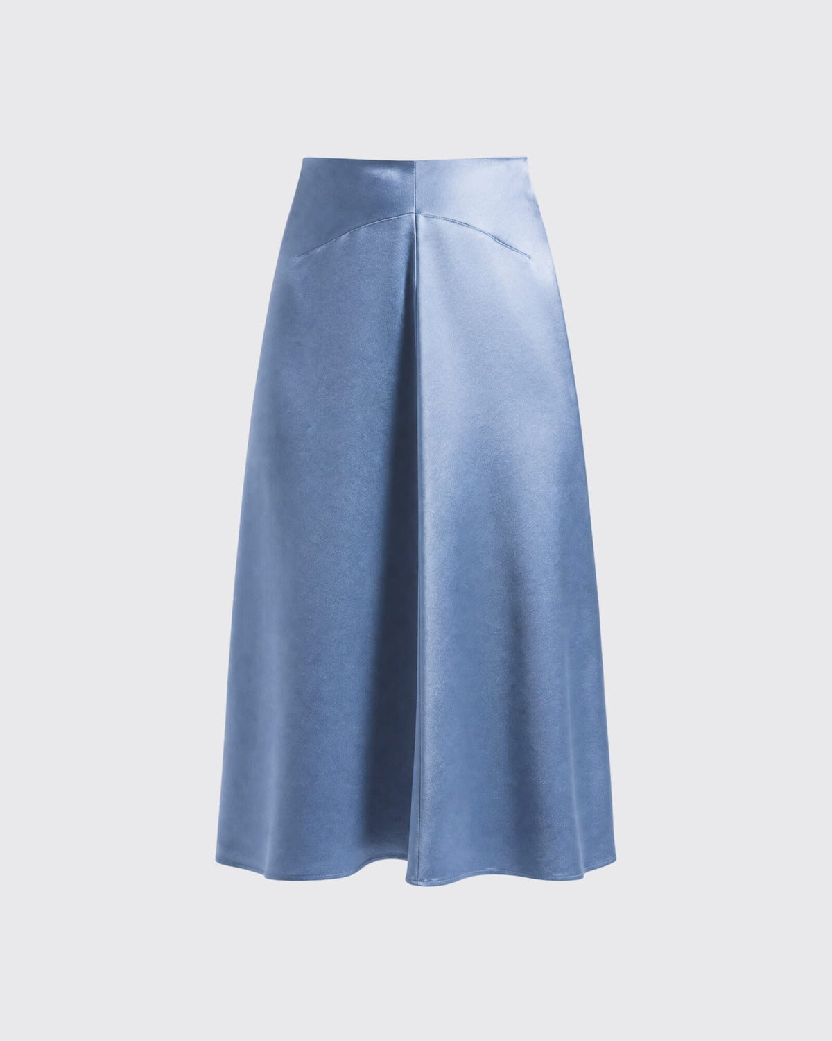 Sallee Draped Front Midi Skirt
