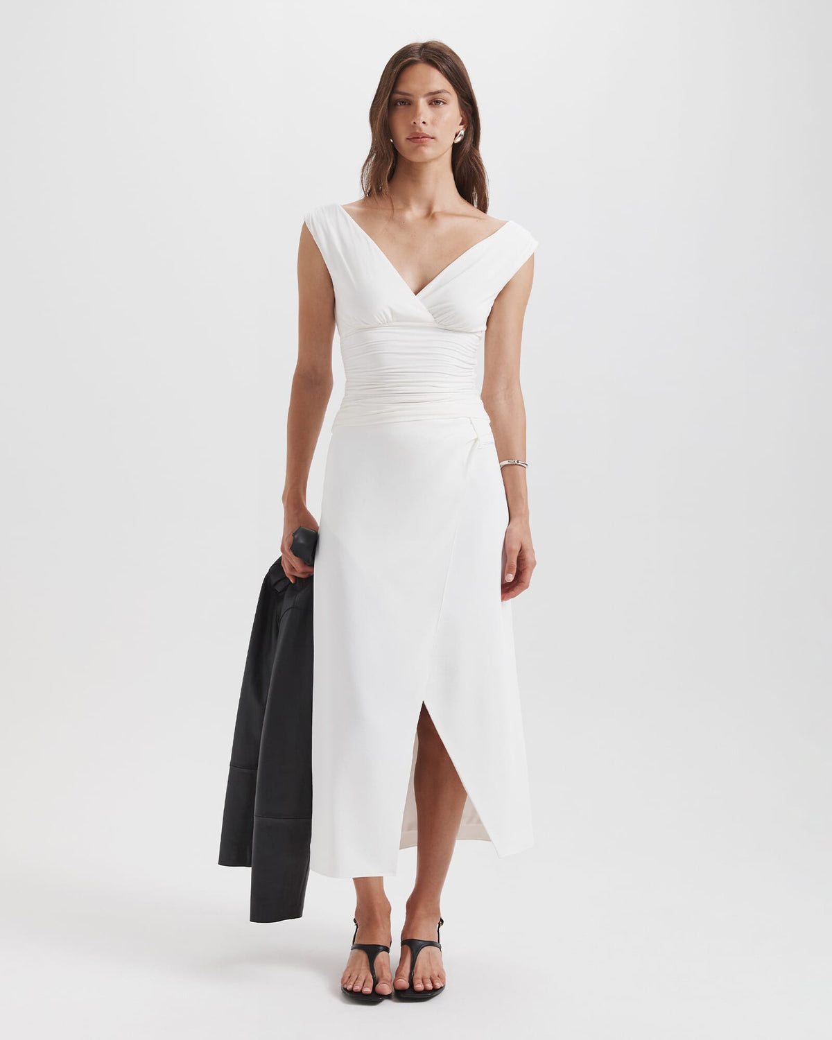 Dharma Drape Midi Skirt