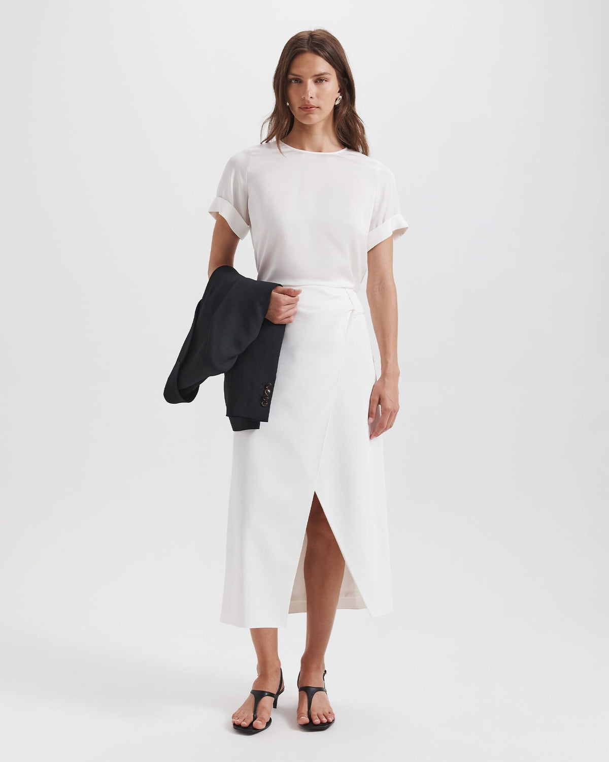 Dharma Drape Midi Skirt