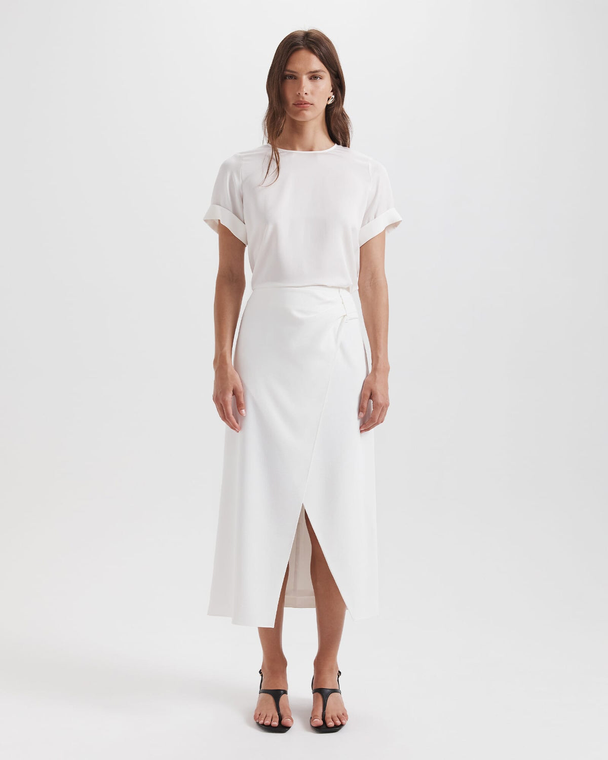 Dharma Drape Midi Skirt