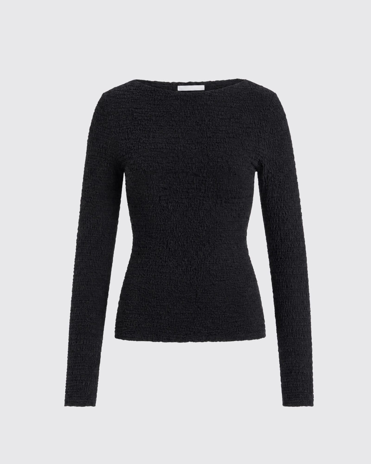 Luna Textured Long Sleeve Top