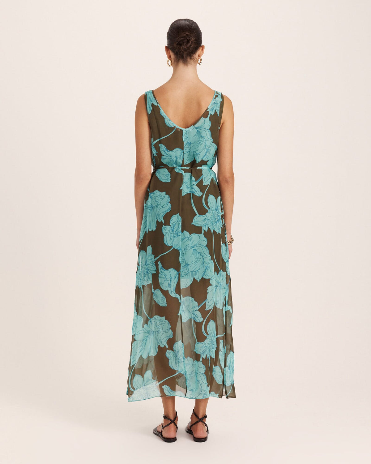 Verdisa Silk Tunic Dress