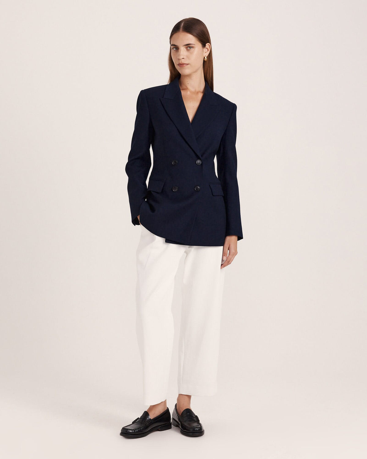 Celeste Wool Double Breasted Blazer