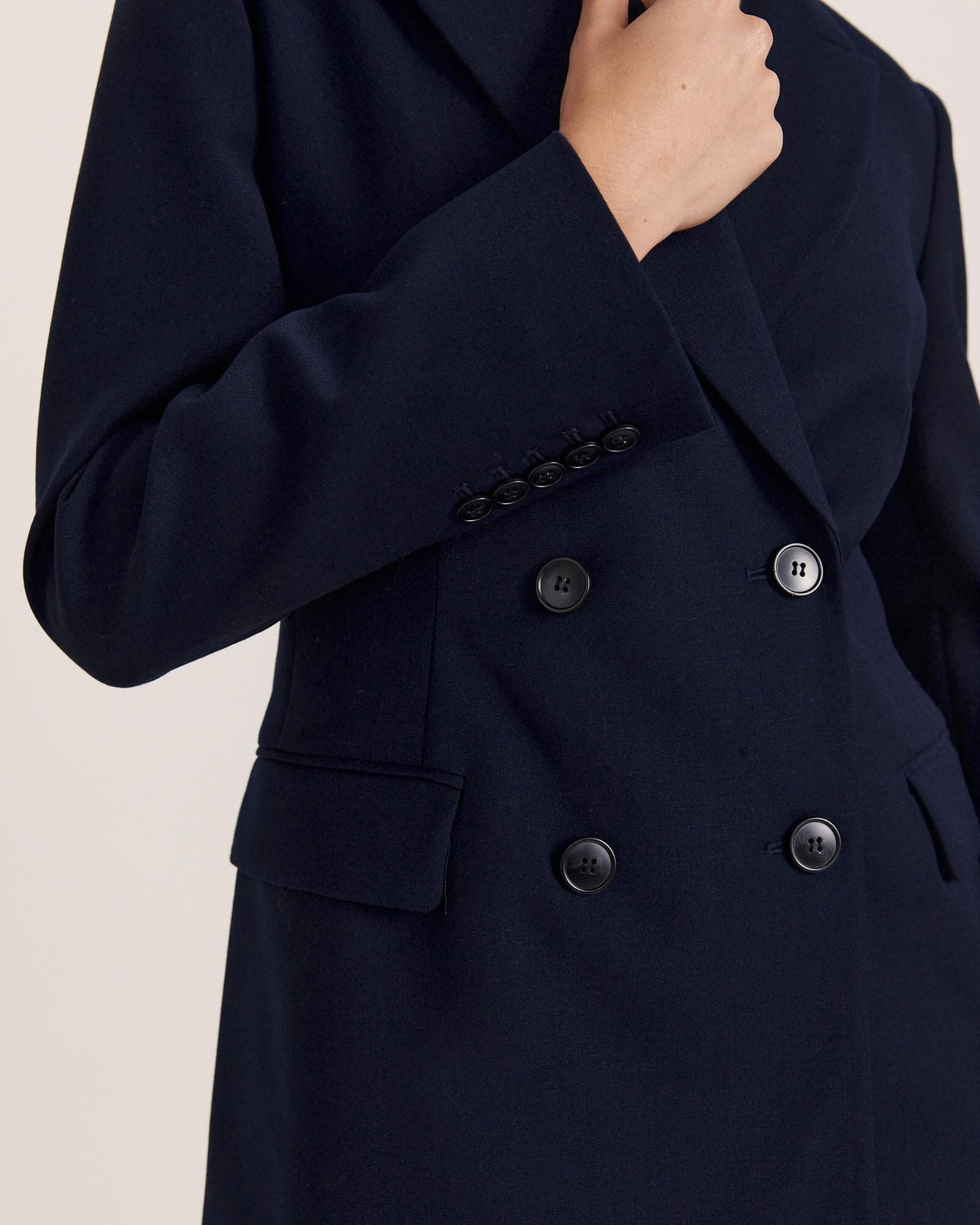 Celeste Wool Double Breasted Blazer