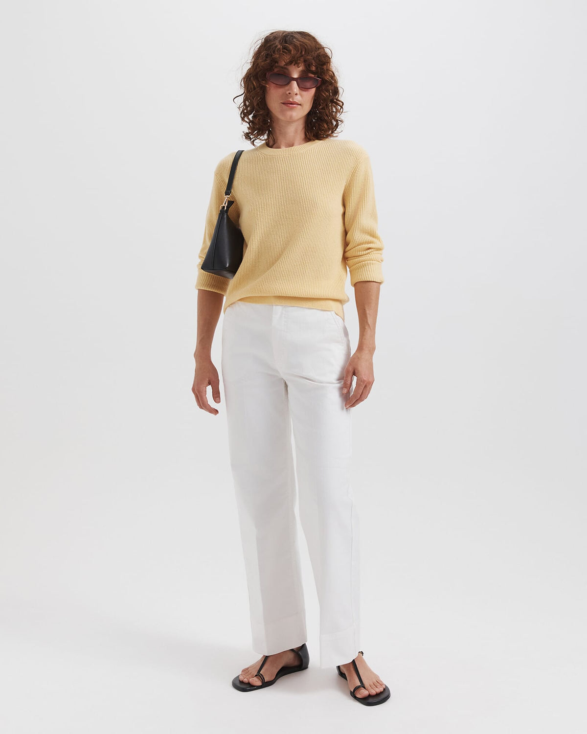 Nora Wool Cashmere Crew Knit