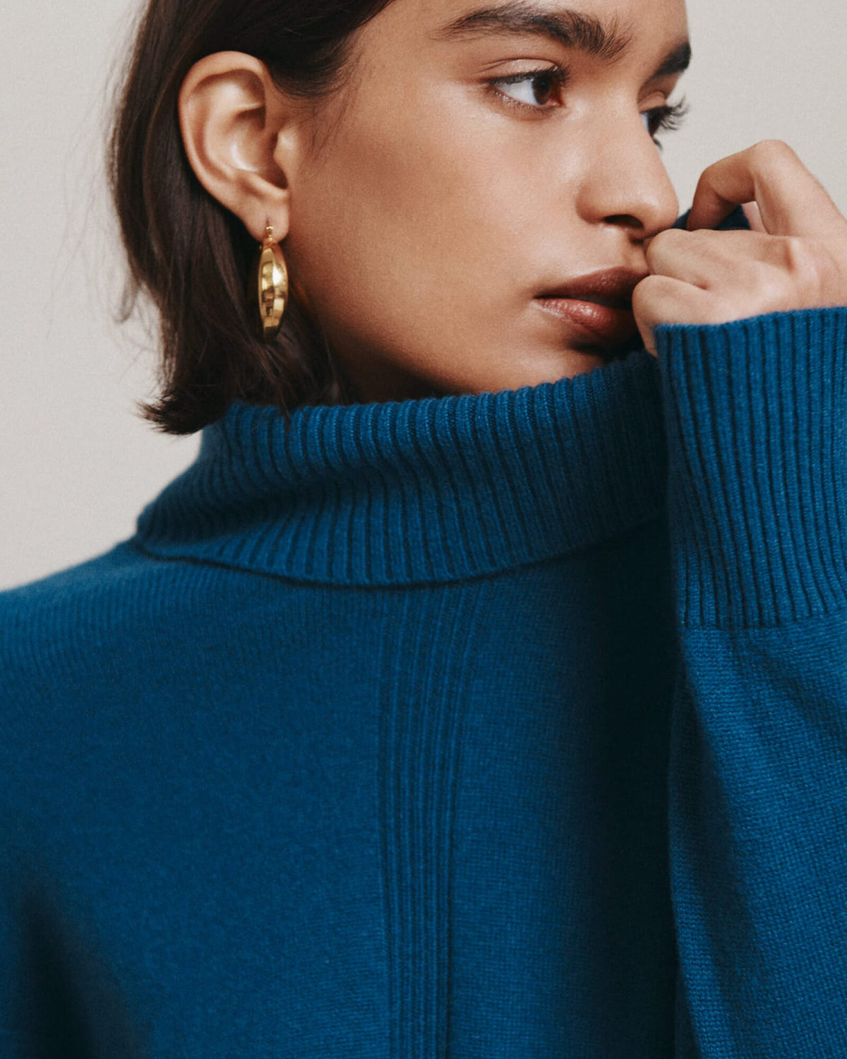 Claudia Wool Roll Neck Knit