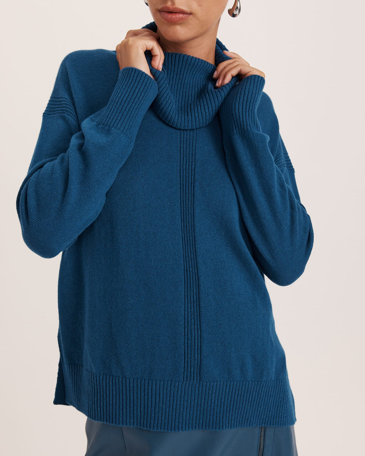 Claudia Wool Roll Neck Knit