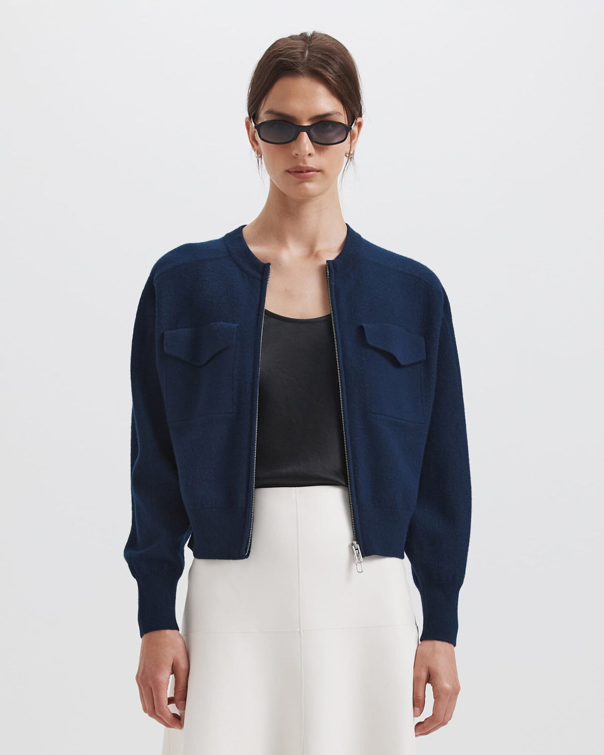 Amaya Boiled Wool Bomber