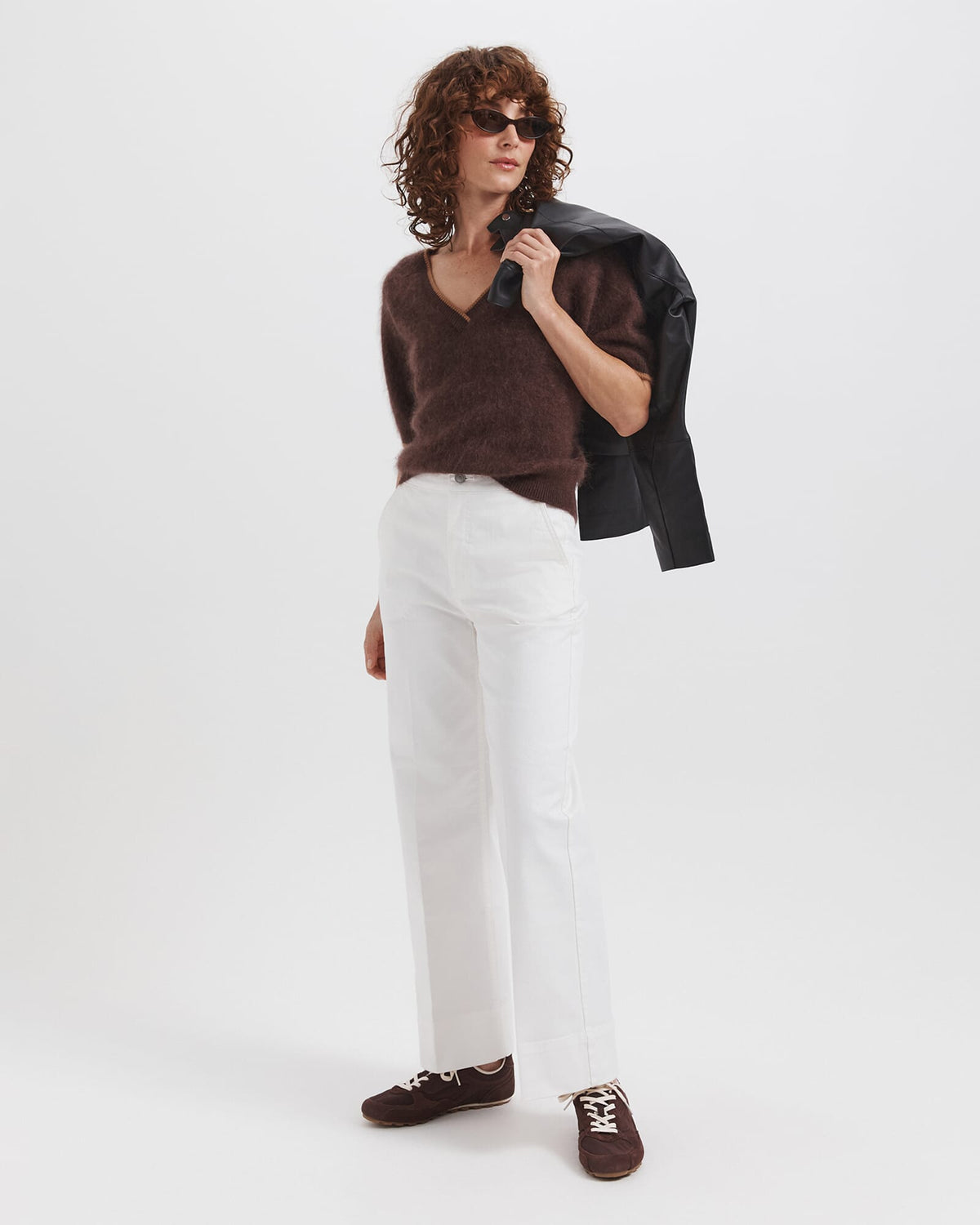 Wynter Wool Cashmere V-Neck Knit