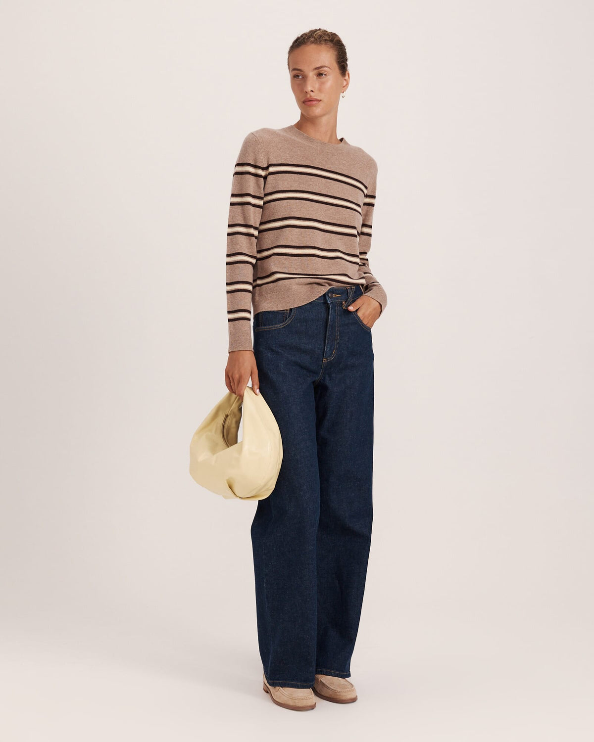 Nora Wool Cashmere Stripe Knit