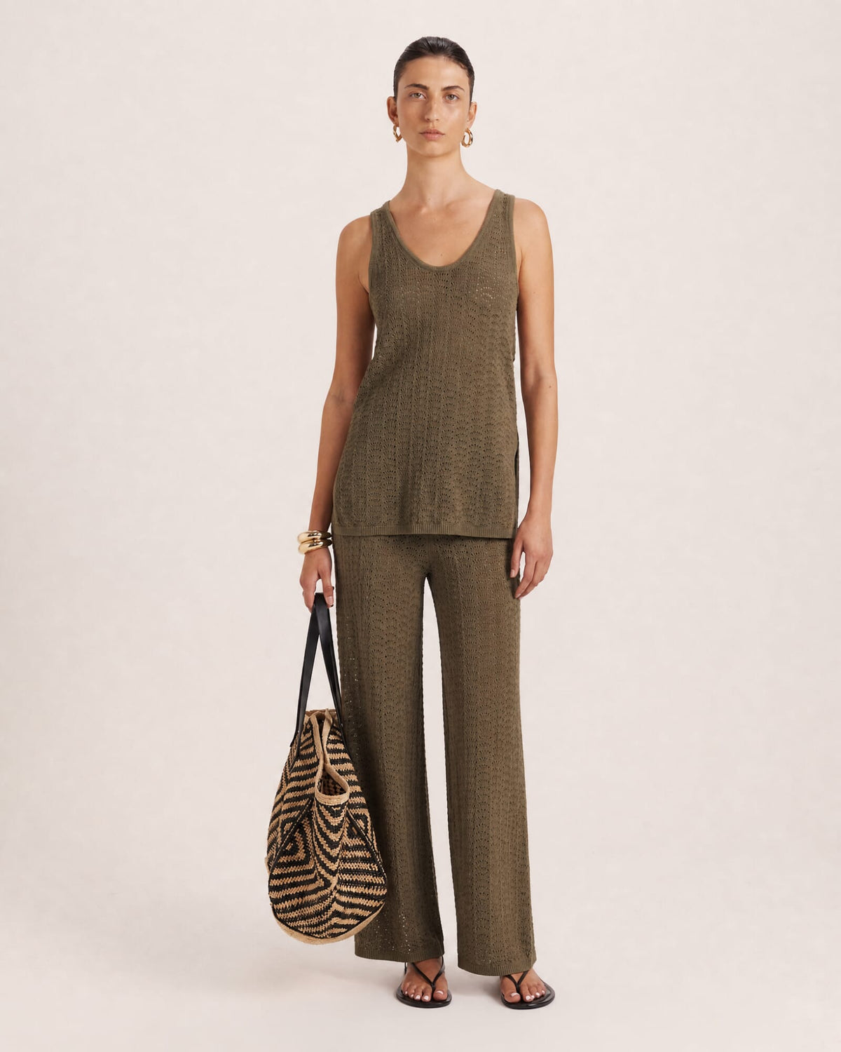 Prue Cotton Crochet Tank