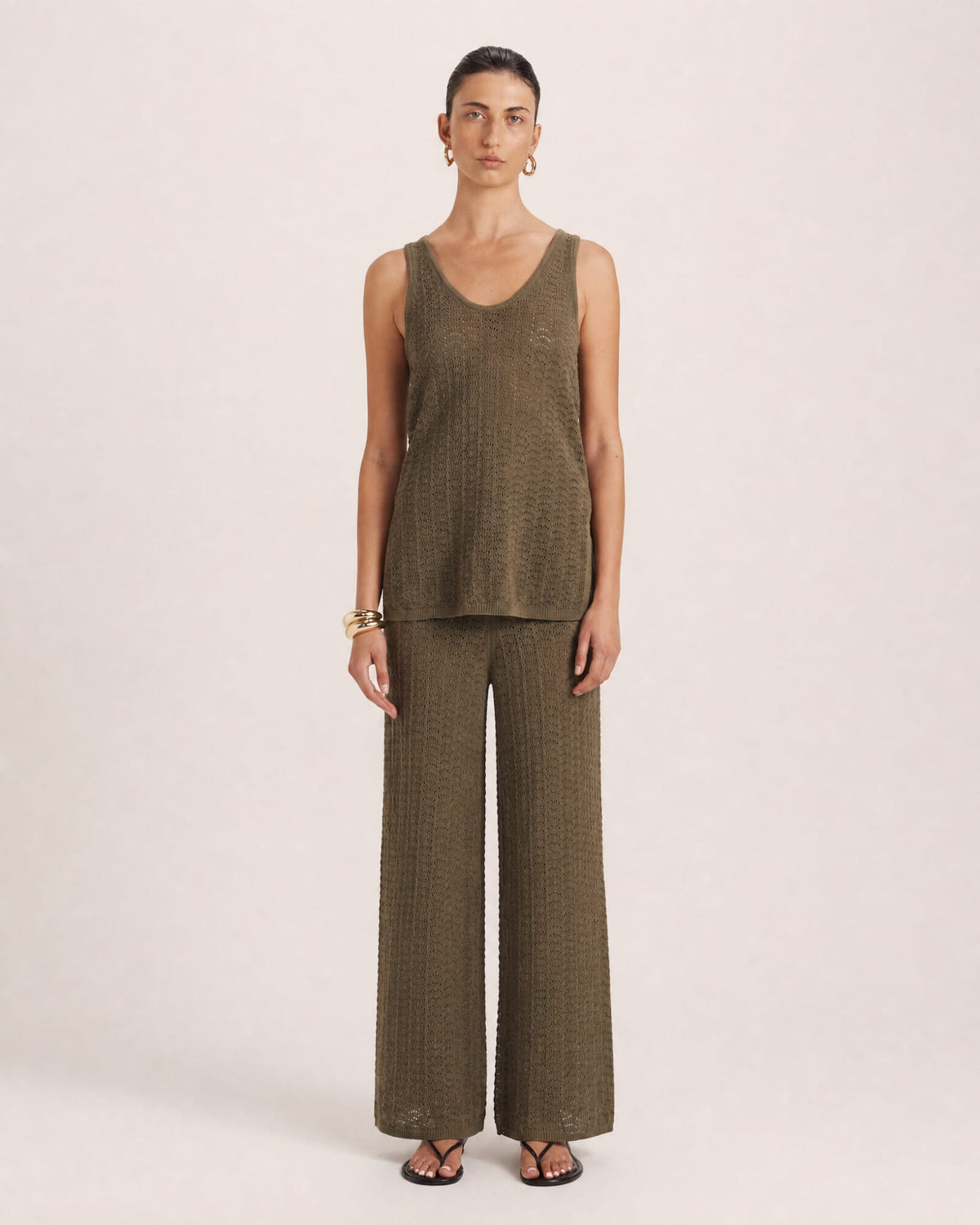 Prue Cotton Crochet Tank