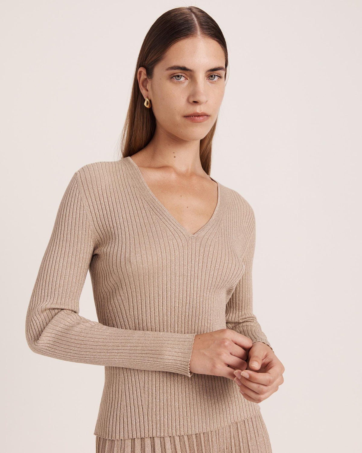 Mariya Sparkling Long Sleeve Top