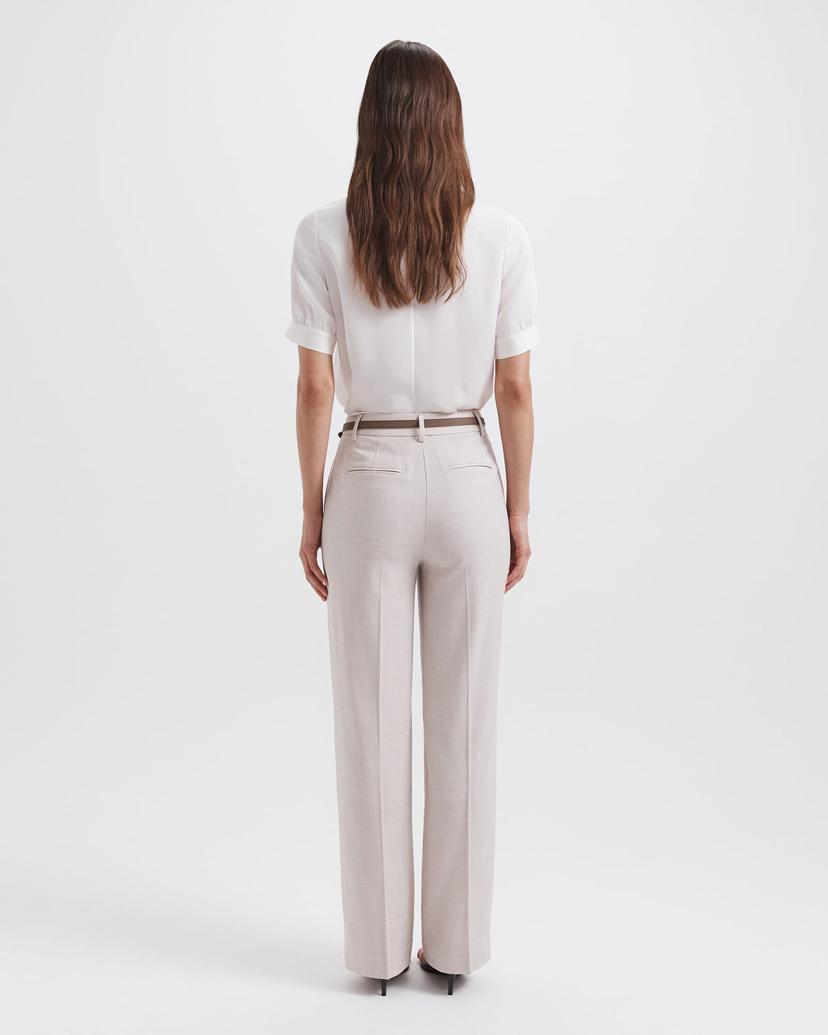 Celeste Wool Straight Leg Pant