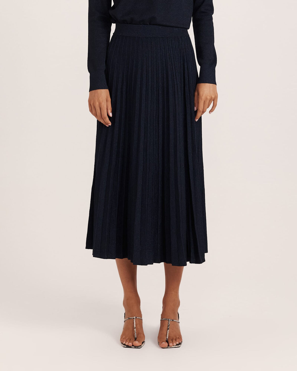 Mariya Sparkling Knit Skirt