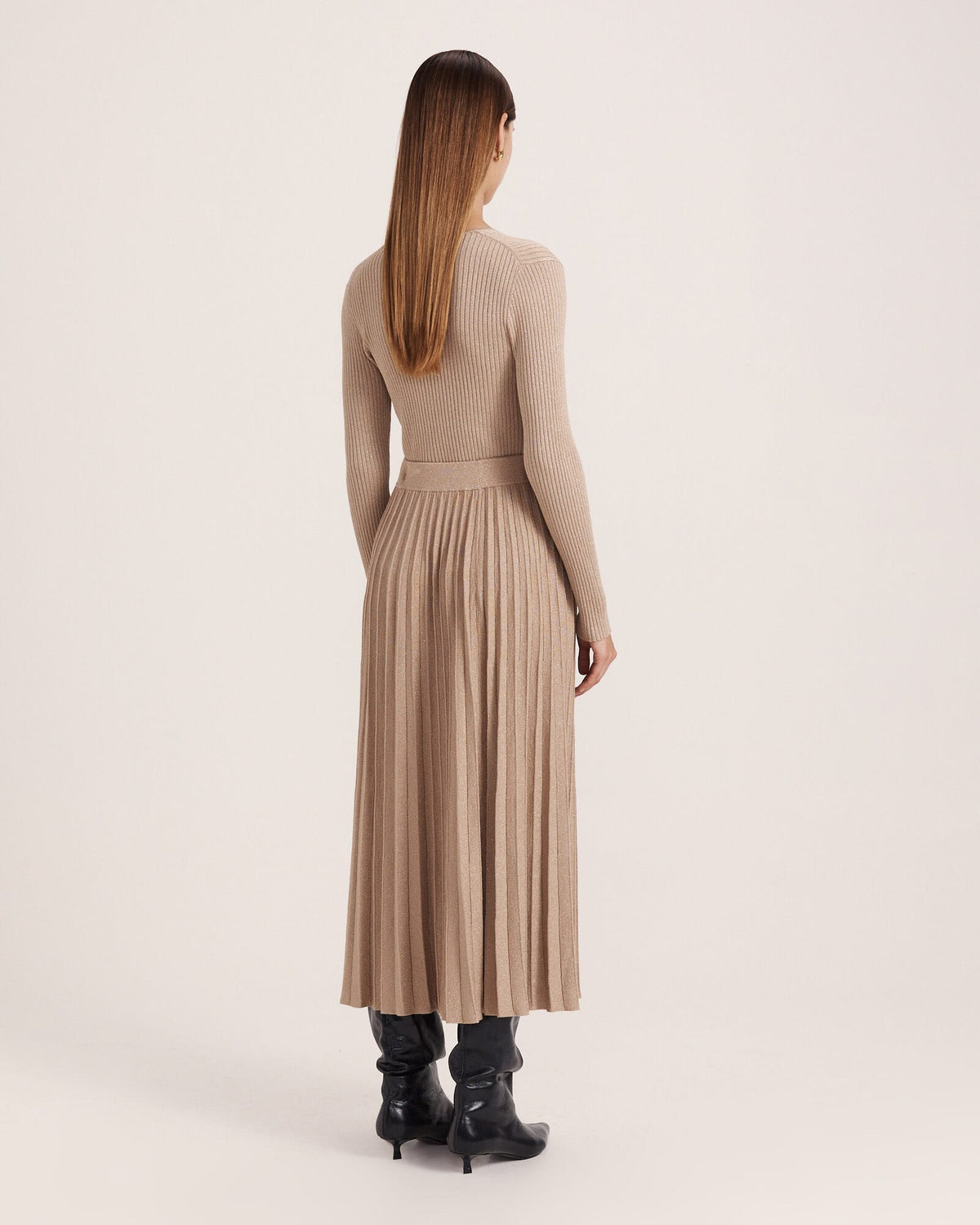 Mariya Sparkling Knit Skirt
