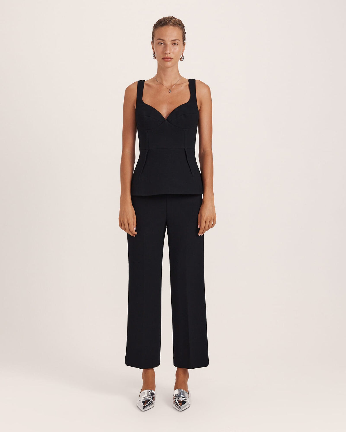Raya Wool Peplum Top