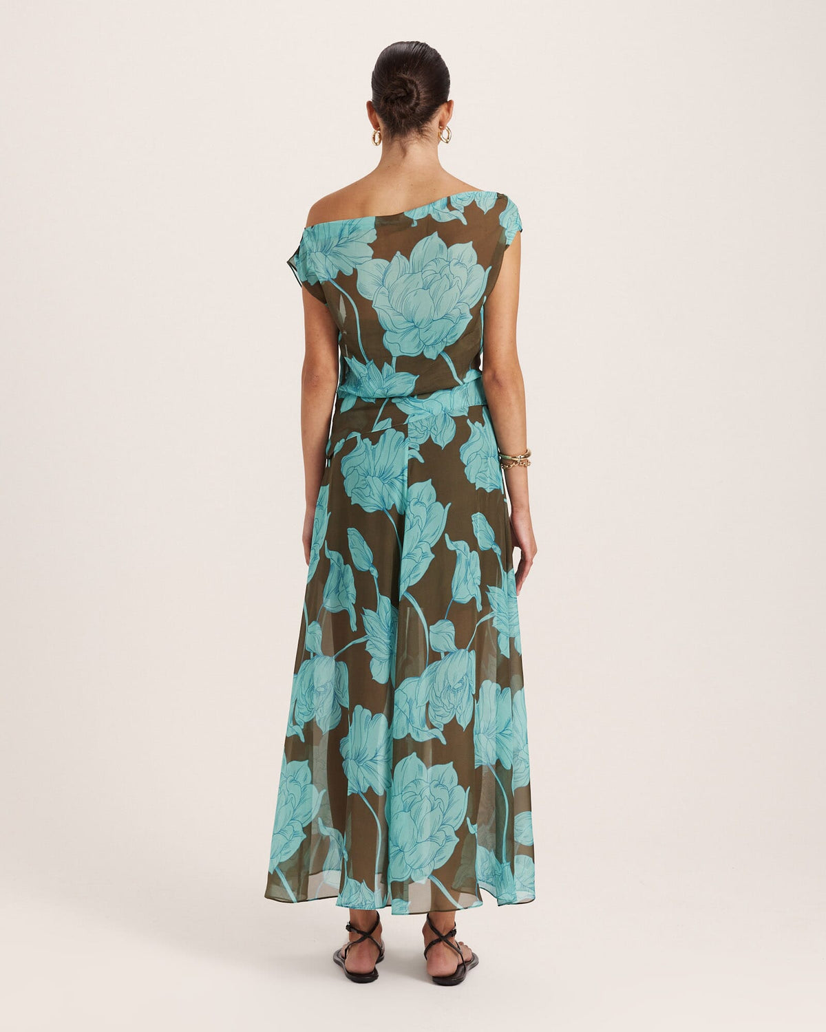 Verdisa Silk Off Shoulder Top